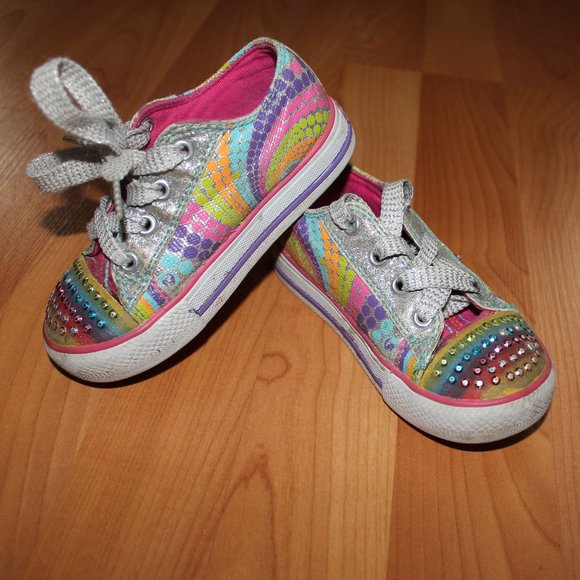 skechers rainbow twinkle toes